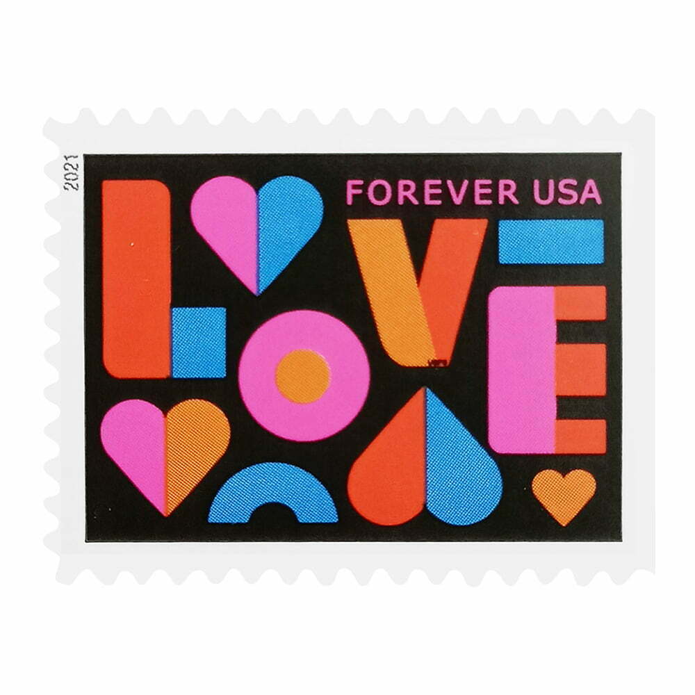 USPS Love Forever Stamps(100 Stamps)
