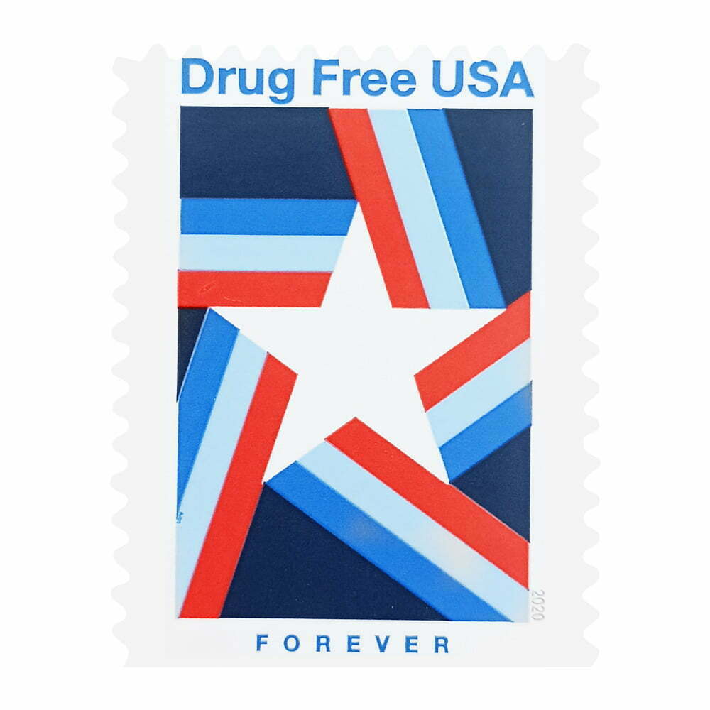 Drug Free USA Stamps 2020 USPS Forever Stamps Forever Stamp Store