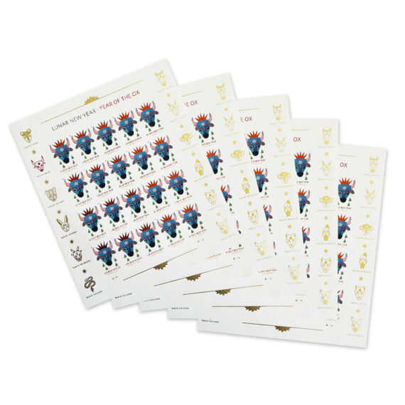 Lunar New Year: Year of the Ox Framed Stamps - Forever Stamp Store