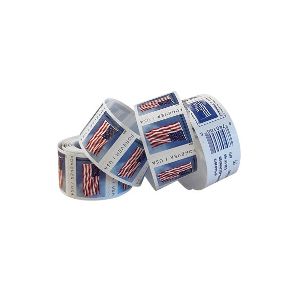 2019 US Flag Stamps (Roll of 100) Forever Stamp Store