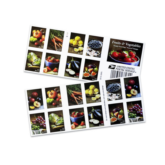 Fruits & Vegetables Stamps