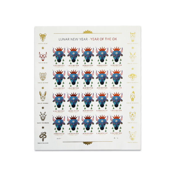 Lunar New Year: Year of the Ox Framed Stamps - Forever Stamp Store