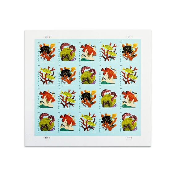 Coral Reefs Stamps (Postcard Stamp)