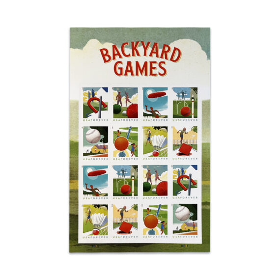 Backyard Games Forever Stamps