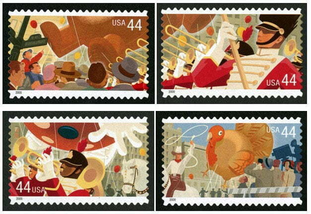 Thanksgiving Day Parade stamp