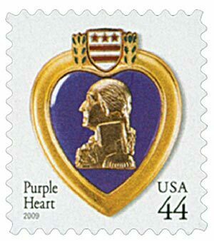 2009 44c Purple Heart stamp