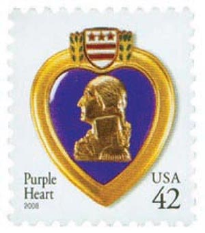 2008 42c Purple Heart stamp