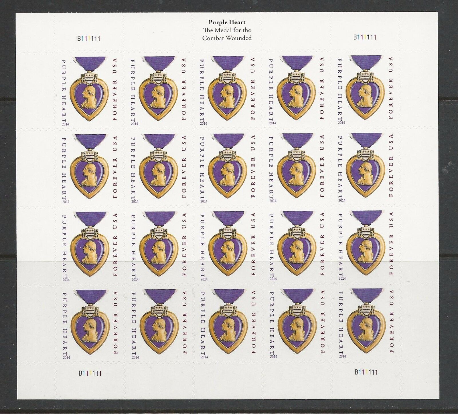 2016 Purple Heart stamp