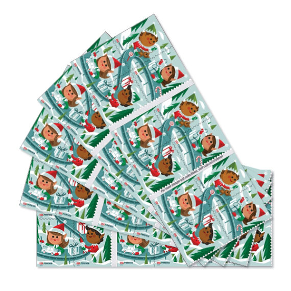Holiday Elves Stamps