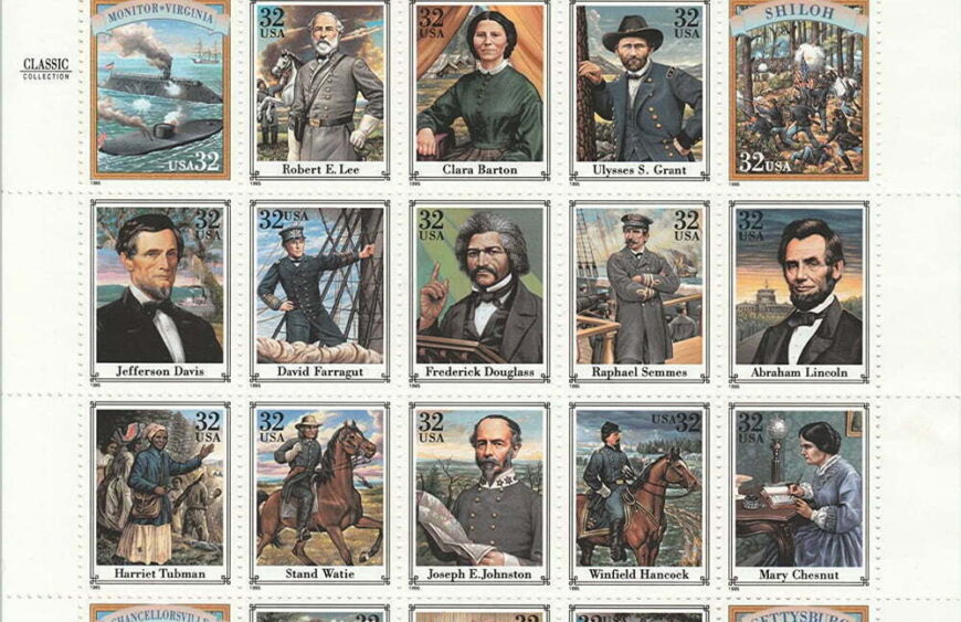 US civil war stamps
