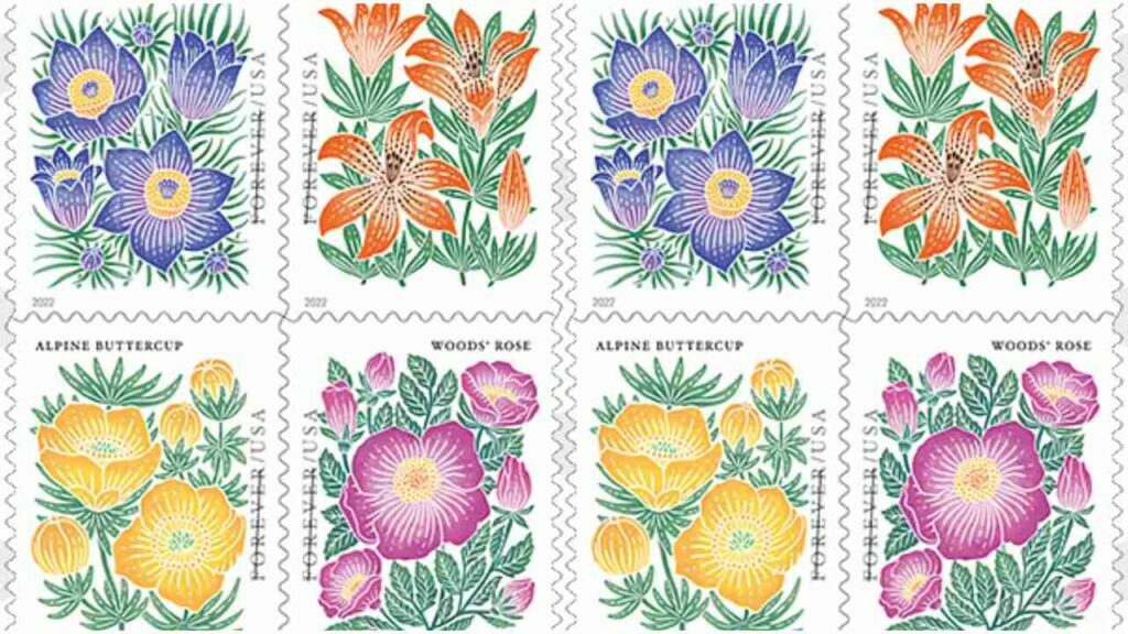 Flower Stamps How many flowers bloom on the Forever Stamp on 2022
