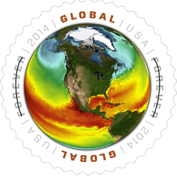 2014 The Global Sea Surface Temperatures Forever Stamp