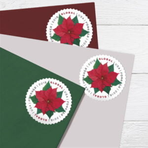 2018 Global Forever Stamp - Poinsettia