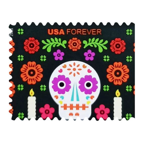 halloween theme Day Of The Dead FOREVER Stamps