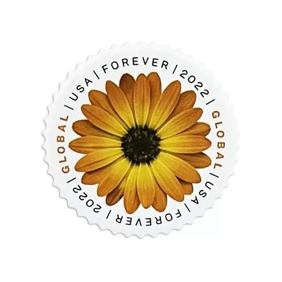 Global African Daisy Stamps（International ＄1.4）