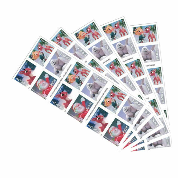 Rudolph USPS Forever Stamp Stamps