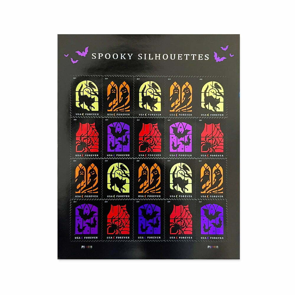 halloween us postage stamps