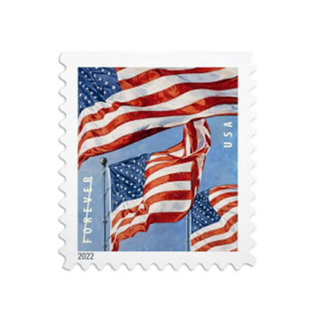 2022 US Flag Stamps(100 Stamps)