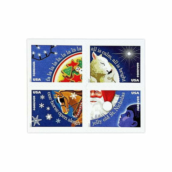 Christmas Carols Stamps Forever Stamp Store
