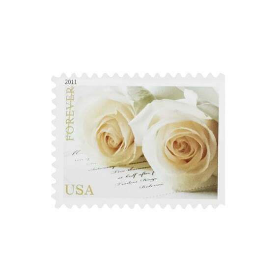 Wedding Roses Stamps - Forever Stamp Store