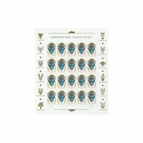 Lunar New Year: Year of the Rat Stamps - Forever Stamp Store