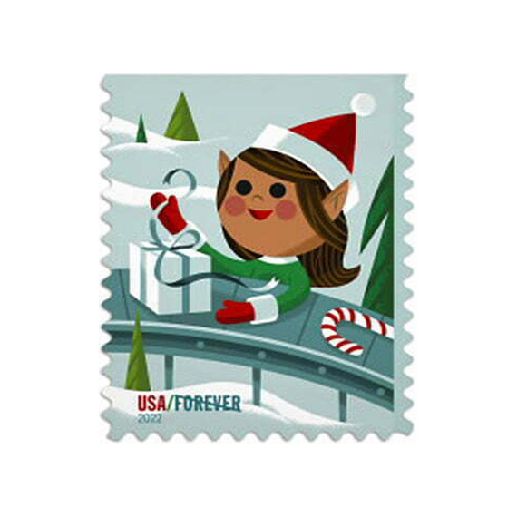 Holiday Elves Stamps