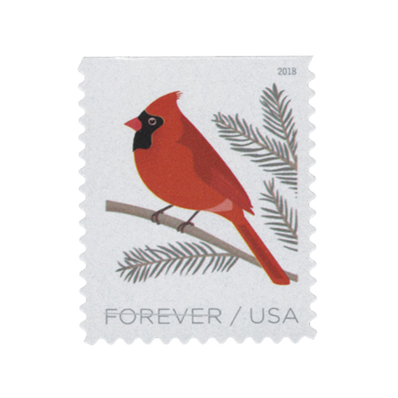 2018 Birds in Winter Cardinal