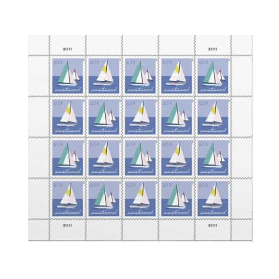USPS Sailboat Stamps - Libby VanderPloeg - View #4