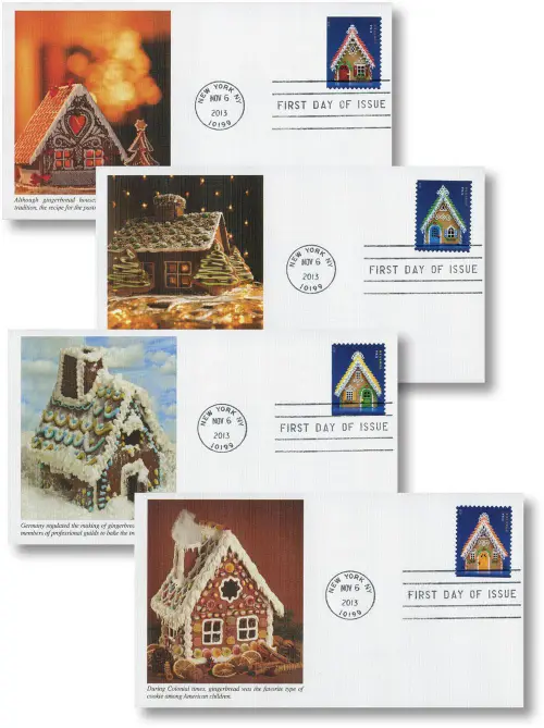 Gingerbread Houses Stamps