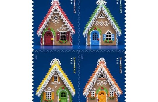 USPS-Gingerbread-Houses-Stamps