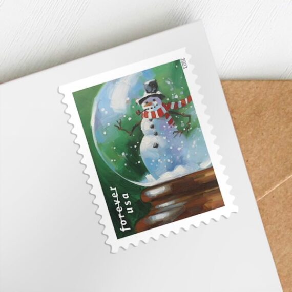 Snow Globe Stamps Forever Stamp Store