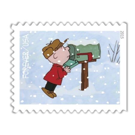 Charlie Brown Christmas Forever Stamps