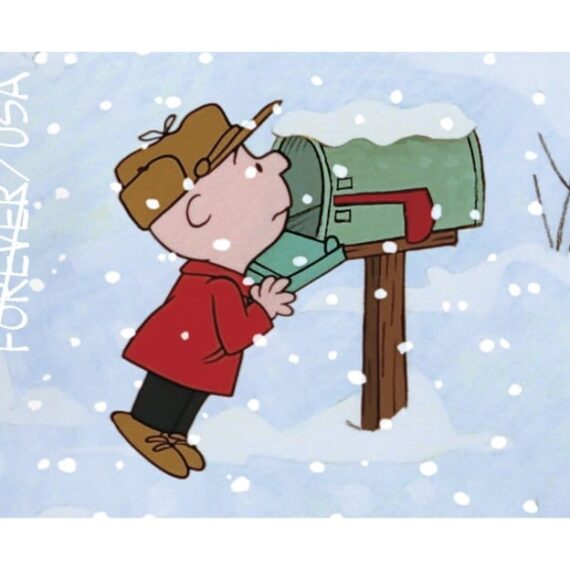 Charlie Brown Christmas Forever Stamps