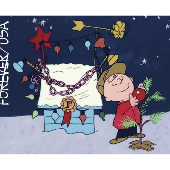 Charlie Brown Christmas Forever Stamps