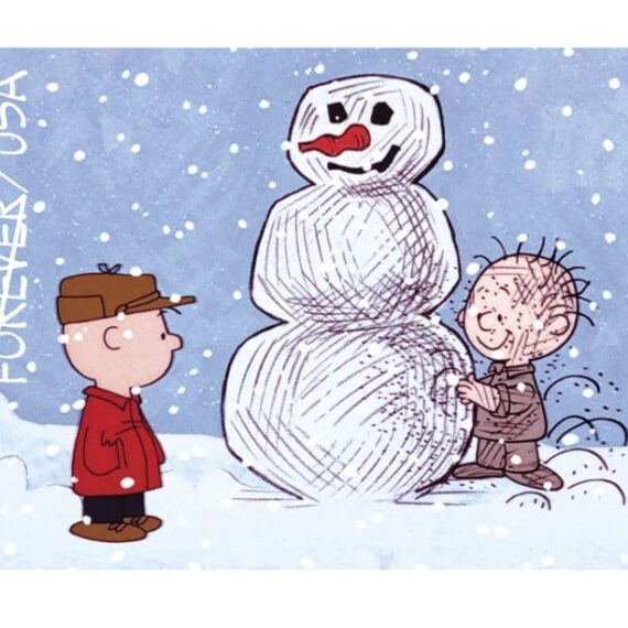 Charlie Brown Christmas Forever Stamps