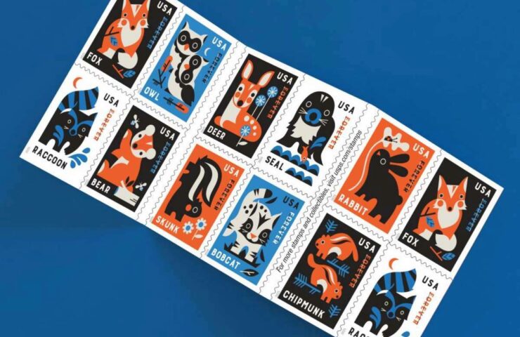 discount baby wild animals stamps