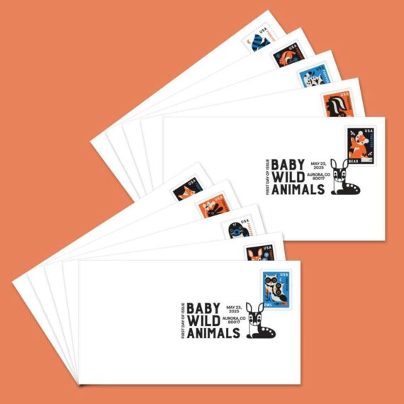 Baby Wild Animals Stamps