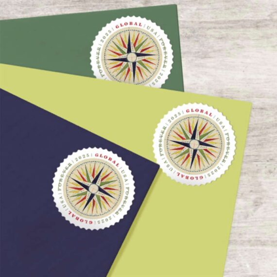 Global 1794 Compass Rose Stamps
