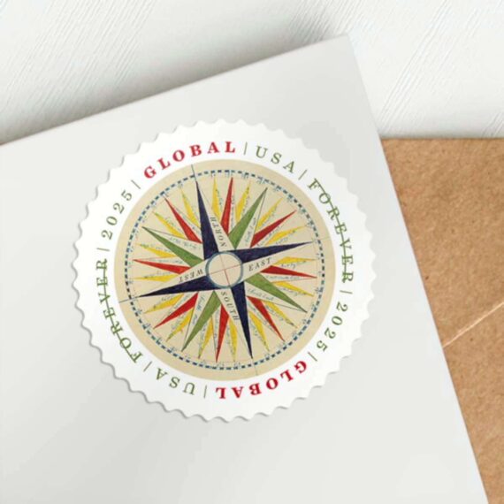 Global 1794 Compass Rose Stamps