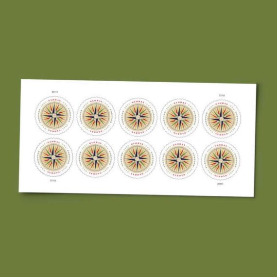 Global 1794 Compass Rose Stamps