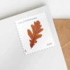 Vibrant Leaves Postcard Stamps