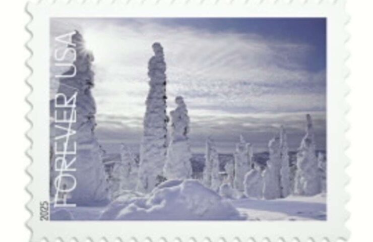 winter landscapes stamps discount