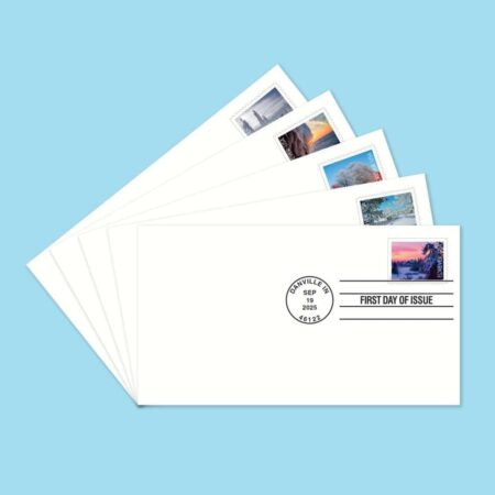 winter landscapes stamps discount