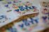 discount shop mail greeting card reading stamps