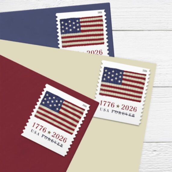 U.S. Flags 2026 Stamps (Roll)