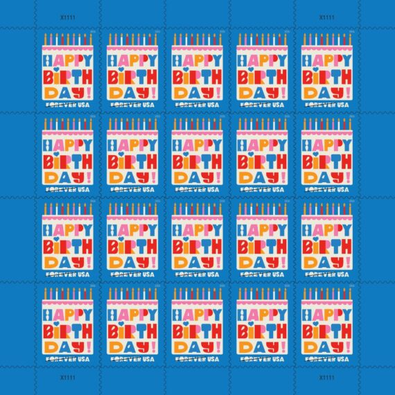 Happy Birthday Stamps