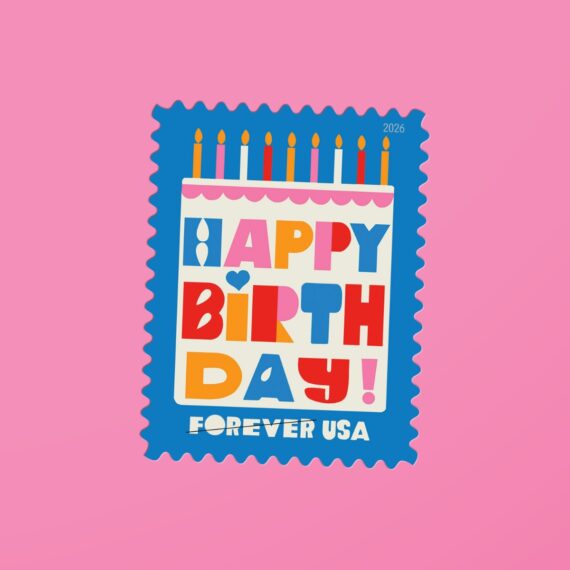 Happy Birthday Stamps